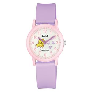  Q&Q Watch V23A-012VY For Kids - Analog Display, Plastic Band - Purple 