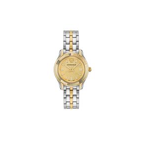  Versace Watch VE6C00523 For Women - Analog Display, Stainless Steel Band - Silver 