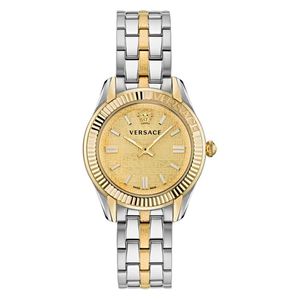  Versace Watch VE6C00523 For Women - Analog Display, Stainless Steel Band - Silver 