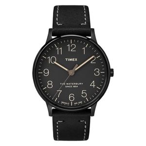  ساعة تايمكس للرجال TW2P95900 - عرض انالوج, سوار من الجلد - اسود 