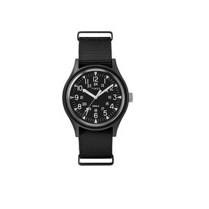 Timex Watch TW2R37400 For Men - Analog Display, textile Band - Black 