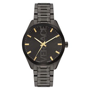  Versus Versace Watch VE3H00522 For Men - Analog Display, Stainless Steel Band - Black 