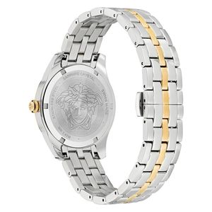  Versace Watch VE6C00523 For Women - Analog Display, Stainless Steel Band - Silver 
