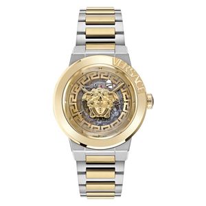  Versace Watch VE3G00122 For Women - Analog Display, Stainless Steel Band - Silver 