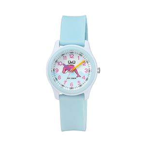  Q&Q Watch VS59J005Y For Kids - Analog Display, Rubber Band - Blue 
