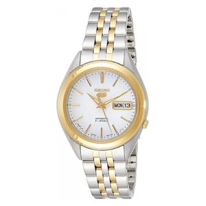  Seiko Watch SNKL24J1 For Men - Analog Display, Stainless Steel Band - Sliver 