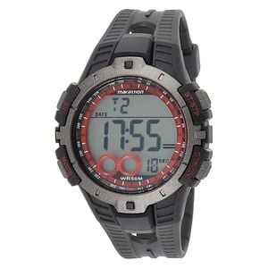  Timex Watch T5K423 For Men - Digital Display, Rubber Band - Black 