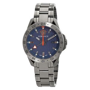  Versace Watch VE2W00422 For Women - Analog Display, Stainless Steel Band - Silver 