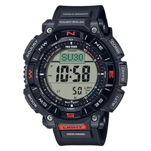  ساعة كاسيو للرجال PRG-340-1DR - عرض رقمي, سوار من راتنج - اسود 