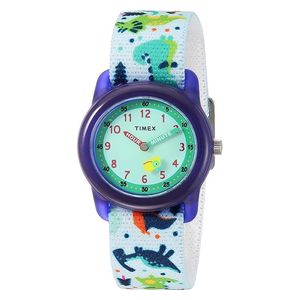  Timex Watch TW7C77300 For Kids - Analog Display, Rubber Band - Blue 