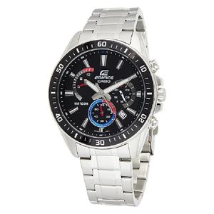  ساعة كاسيو للرجال EFR-552D-1A3VUDF - عرض بعقارب, سوار من ستانلس ستيل - سلفر 