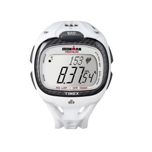  Timex Watch T5K490 For Unisex - Digital Display, Rubber Band - White 