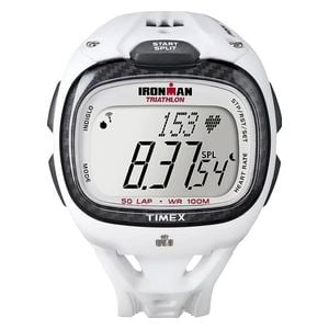  Timex Watch T5K490 For Unisex - Digital Display, Rubber Band - White 