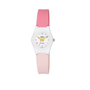  Q&Q Watch V28A-005VY For Kids - Analog Display, Rubber Band - Pink 