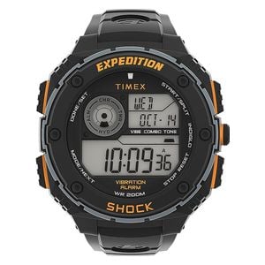  Timex Watch TW4B24200 For Men - Digital Display, Rubber Band - Black 