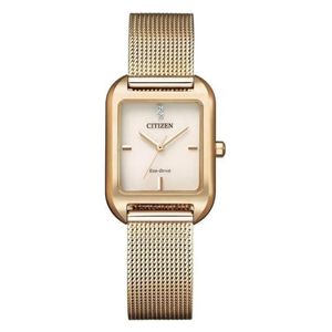  Citizen Watch EM0493-85P For Women - Analog Display, Stainless Steel Band - Gold 