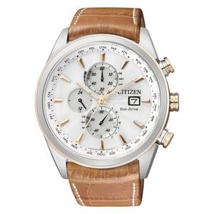  Citizen Watch AT8104-05A For Men - Analog Display, Leather Band - Brown 