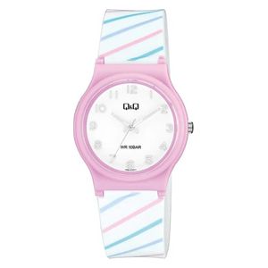  Q&Q Watch V06A-013VY For Men - Analog Display, Rubber Band - White 