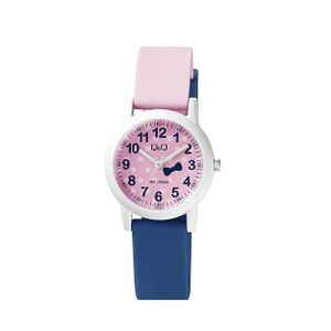  Q&Q Watch VS49J005Y For Kids - Analog Display, Rubber Band - Pink 