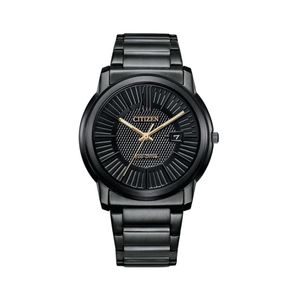  Citizen Watch AW1217-83E For Men - Analog Display, Stainless Steel Band - Black 