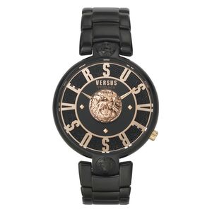  Versus Versace Watch VSPVS0620 For Women - Analog Display, Steel Band - Black 