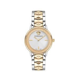  Versace Watch VE2P00422 For Women - Analog Display, Stainless Steel Band - Gold 