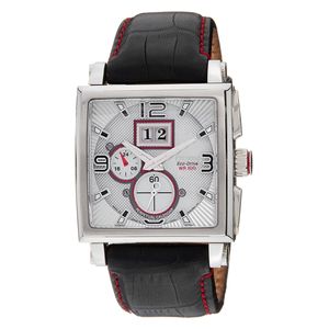  ساعة سيتزن للنساء BT0070-01A - عرض بعقارب, سوار من الجلد - اسود 