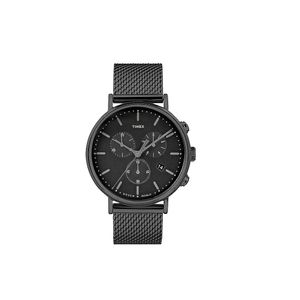  Timex Watch TW2R27300 For Men - Analog Display, Metal Band - Black 