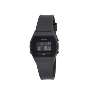  Casio Watch LW-204-1BDF For Unisex - Digital Display, Rubber Band - Black 