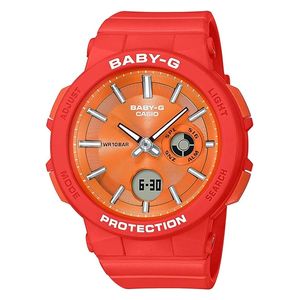  Casio Watch BA-110LSB-4ADR For Kids - Analog Display, Resin Band - Red 