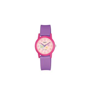  Q&Q Watch V23A-014VY For Kids - Analog Display, Silicone Band - Purple 