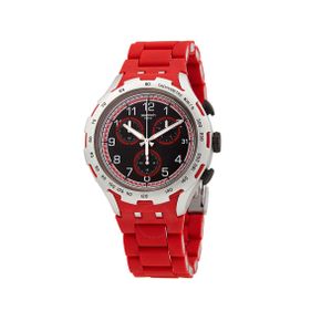  Swatch Watch YYS4018AG For Unisex - Analog Display, Aluminium Band - Red 
