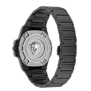  Versus Versace Watch VE3I00622 For Men - Analog Display, Stainless Steel Band - Black 