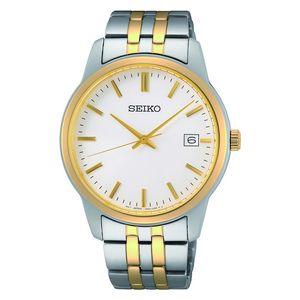  Seiko Watch SUR402P1 For Women - Analog Display, Stainless Steel Band - Silver 