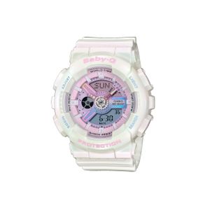  Casio Watch BA-110PL-7A1DR For Kids - Analog Display, Resin Band - White 