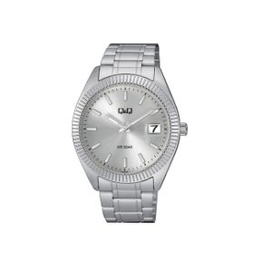  Q&Q Watch A476J201Y For Men - Analog Display, Stainless Steel Band - Sliver 