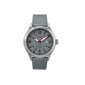  Timex Watch TW2R71000 For Unisex - Analog Display, Leather Band - Gray 