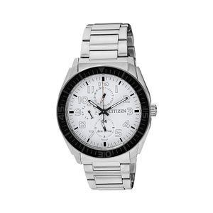  Citizen Watch AP4010-54A For Men - Analog Display, Stainless Steel Band - Silver 