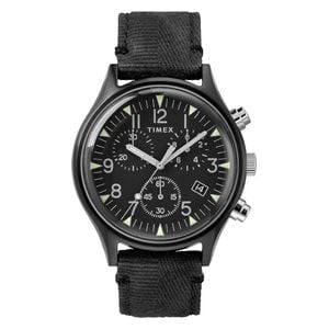  Timex Watch TW2R68700 For Men - Analog Display, textile Band - Black 