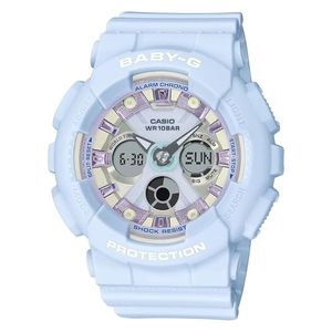  Casio Watch BA-130WP-2ADR For Kids - Analog Display, Resin Band - Blue 