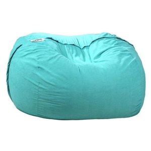  Ariika Large Fluffy Sabia Bean Bag Chair - Turquoise 