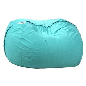  Ariika Large Fluffy Sabia Bean Bag Chair - Turquoise 