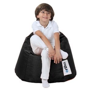  Ariika Semsem Jeans Kids Bean Bag Chair - Black 