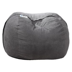  Ariika Duo Fluffy Sabia Bean Bag Chair - Gray 