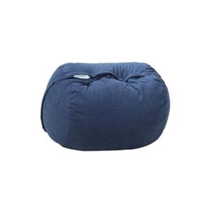  Ariika Fluffy Sabia Bean Bag Chair - Blue 