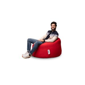  كرسي اريكة كوول بين باج من السابيا - احمر 