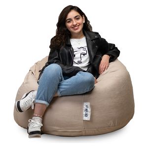  Ariika Cool Sabia Bean Bag Chair - Beige 