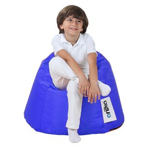  Ariika Semsem Jeans Kids Bean Bag Chair - Blue 