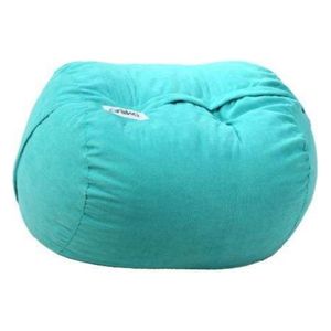  Ariika Fluffy Sabia Bean Bag Chair - Turquoise 