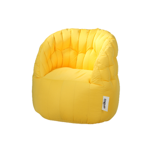  Ariika Jawhara paloma Velvet Bean Bag Chair - Yellow 